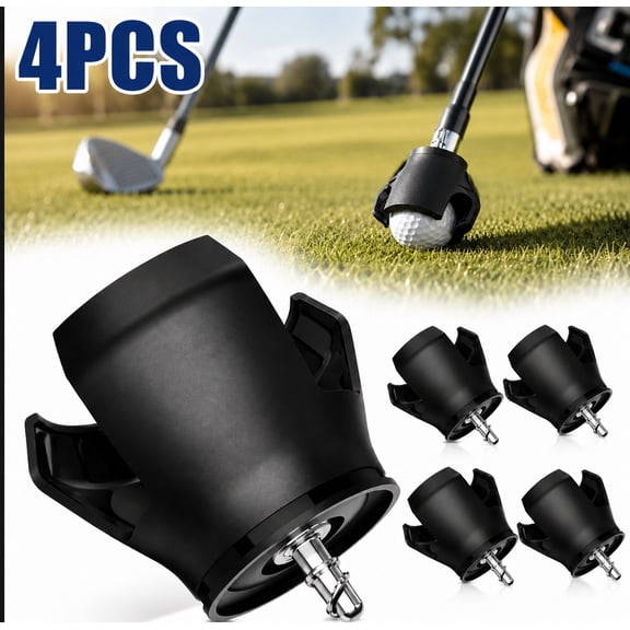 Rongsi Premium Golf Ball Retriever, 4PCS Durable Golf Ball Grabber and Picker for All Kinds of Putter Handles, Golf Ball Retrievers Pick Up Tool for Quick Installation