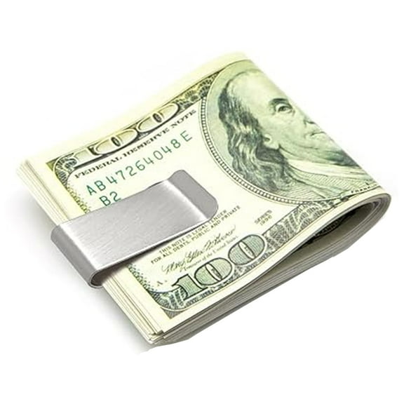 Rongsi Metal Money Clip, Slim and Durable, Cash Clip for Men and Women, 2.1 Inch
