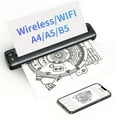 thumbnail image 1 of Rongta F81 Portable Thermal Printer, Wireless And Inkless Printing for Smartphones, Laptops, A4/Letter Support, 203 DPI High Resolution, And Travel-Friendly, 1 of 11