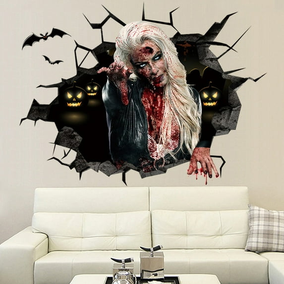 Rongxk Decoration Halloween Broken Bedroom Room Wall Wall Stickers Living Wall Sticker