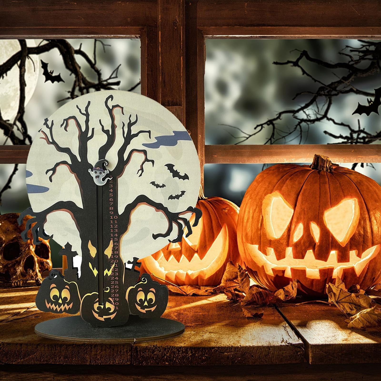 Rongxk Halloween Advent Calendar 2024 New Scary Dead Tree Pumpkin ...