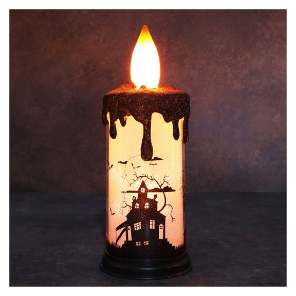 Rongxk Halloween Decorations Skull-pumpkin Candle-light LED Candles Halloween Decoratio