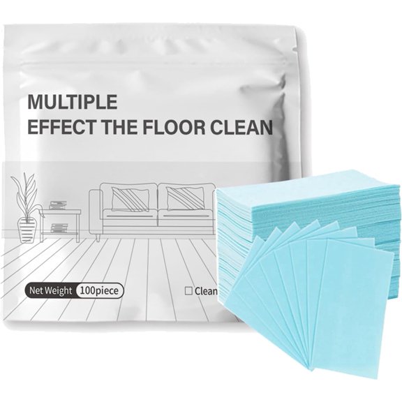 Rongyun 100 Pcs 2026 New Floor Cleaning Tablets, Multi-Effect Floor Mopping Sheets Wood Cleaner Tablets for Hardwood, Tile, Vinyl & Laminate(Camellia)