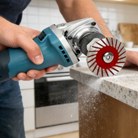 Rongyun Diamond Saw Blades, Precision Stone Cutting, 6 Pcs Multi-Functional Professional Mini Diamond Cutting Blade Set, 1.57" for Granite,Marble,Sandstone, Mini Diamond Blade for Grinder