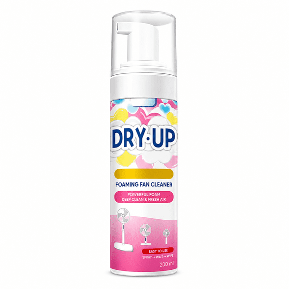 Rongyun Fan Cleaner Spray, No-Rinse Fan Cleaner Spray, Powerful FanCleaner- Effortless Fan Blade Cleaner, Safe Formula, Quick Wipe Clean for Household Fans (1pcs)