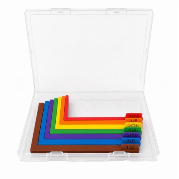 Rongyun Card Making Alignment Guides & Layering Spacing Tool with Storage Box, L-Shaped Corner Rulers for Perfect Borders 7 Nested Sizes (1PC)