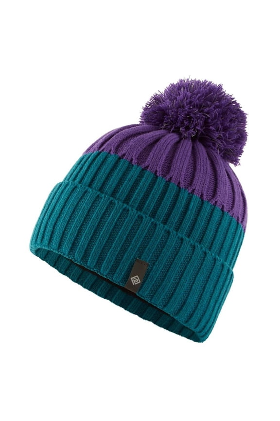 Contrast Bobble Beanie