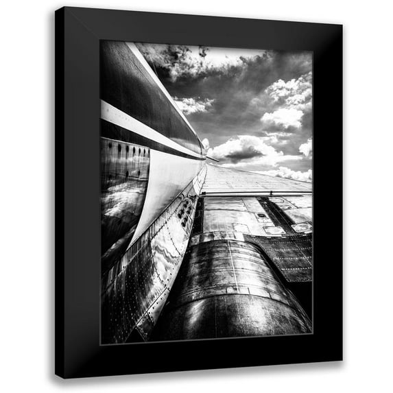 Ronin 13x18 Black Modern Framed Museum Art Print Titled - Concorde Wing