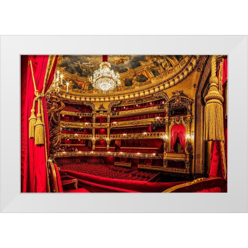 Ronin 32x23 White Modern Wood Framed Museum Art Print Titled - Opera ...
