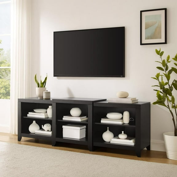 Ronin 69" Low Profile Tv Stand Black