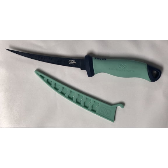 Ronin Sharp Fillet Knife w/Sheath 7" Seafoam