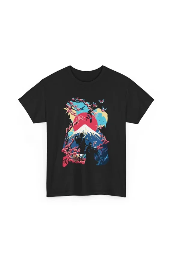 Ronin T-Shirt S-5XL, Japanese Art Shirt Ronin Rythms