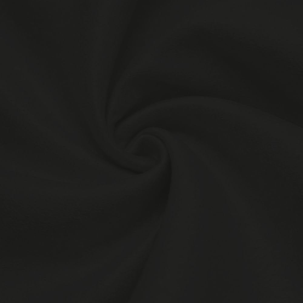 Ronit Textile Black Acrylic Felt Fabric | Soft | 72" Wide | 1.6 mm Thick By The Yard, Crafts, Padding, Sewing, Upholstery & DIY. 4 Yards Cut.