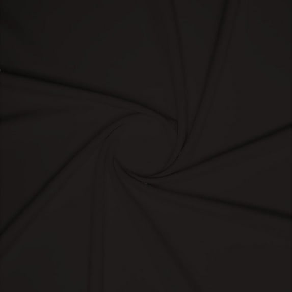 Ronit Textile Black Matte Polyester Spandex (Dri-FIT) Moisture Wicking-Fabrics Sportswear, Activewear, Yoga, Legging, Swimwear, Apparel, DIY. 10 Yards Cut.