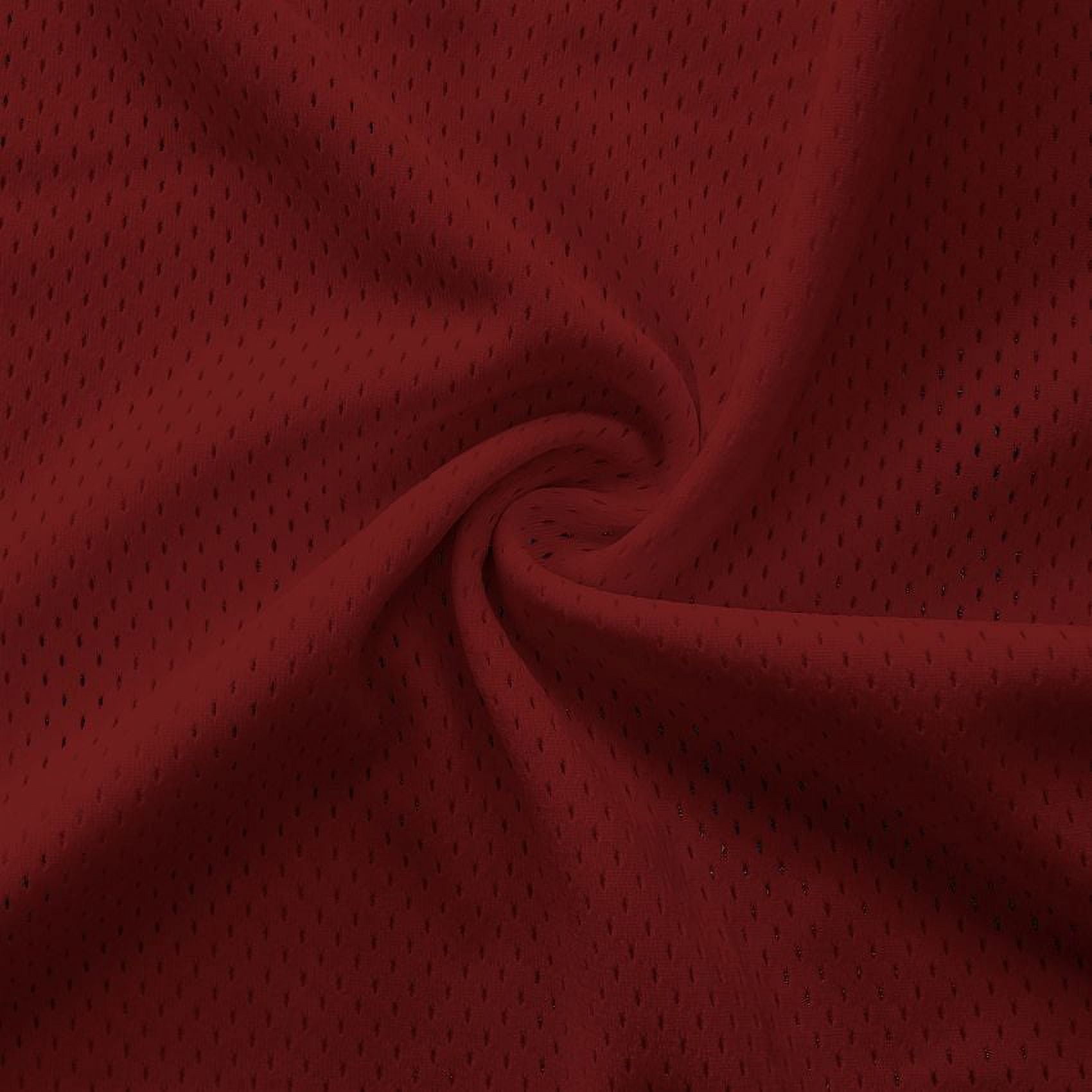 Ronit Textile Cardinal Athletic Heavy Pro Mesh Jersey (By The Yard) 100 ...