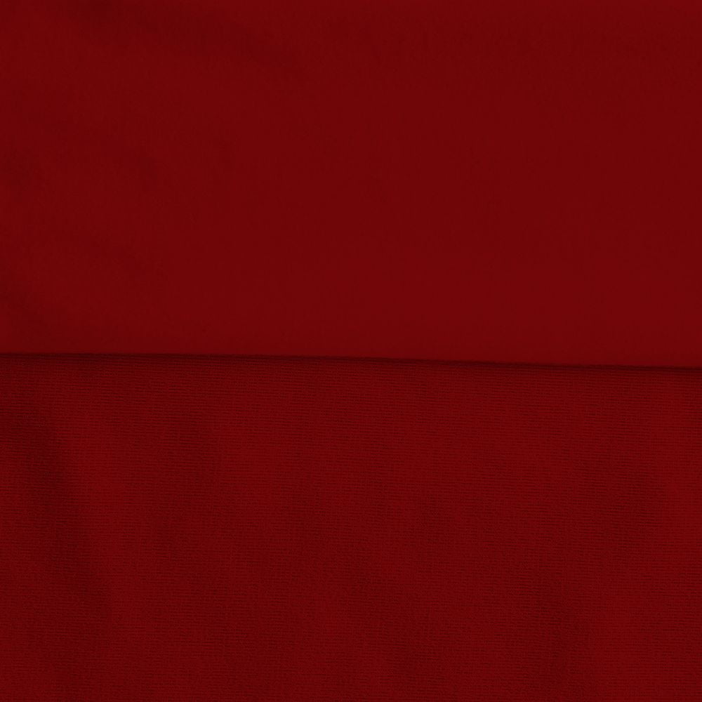 Ronit Textile Cardinal Sweatshirt Fleece One Side Brushed 58"-60" (By the Yard) Polyester/Cotton Sweatshirts, Hoodies, Sweatpants, Shorts, Joggers, DIY. 2 Yards Cut.