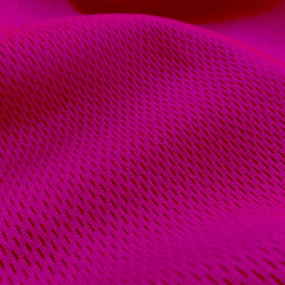 Ronit Textile Dark Fuchsia Athletic Dimple Mesh/Bird's Eye/Flatback Mesh Jersey 58"-60" 100%Polyester (By The Yard) Sportswear-Activewears-Uniforms-Basketball-Football Jersey. 5 Yards Cut.