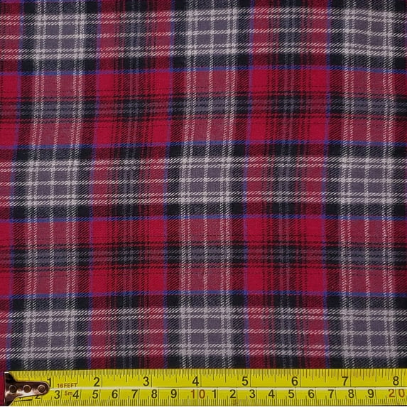 Ronit Textile Flannel Plaid-Tartan 100% Cotton **Free Shipping**By Yard (36"X60") Style-108