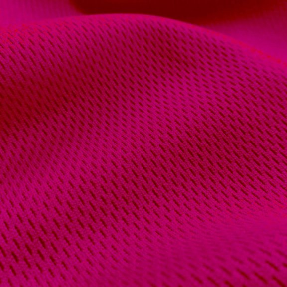 Ronit Textile Fuchsia Athletic Dimple Mesh/Bird's Eye/Flatback Mesh Jersey 58"-60" 100%Polyester (By The Yard) Sportswear-Activewears-Uniforms-Basketball-Football Jersey. 1 Yard Cut.