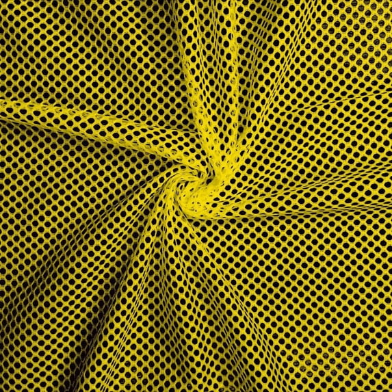 Ronit Textile Gold Athletic King Mesh 58"-60" (By The Yard) 100%Polyester Sportswear-Activewears-Uniforms-Basketball-Football Jersey-Laundry Bags-DIY. 5 Yards Cut.