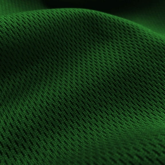 Ronit Textile Hunter Green Athletic Dimple Mesh/Bird's Eye/Flatback Mesh Jersey Heavy Weight 58"-60" (By The Yard 36" x 60") Sportswear - Activwear
