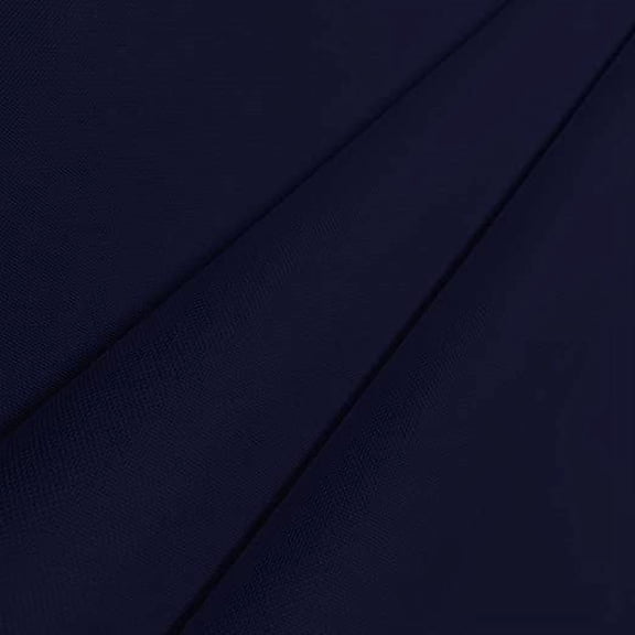 Ronit Textile Navy Canvas Fabric Waterproof 58"-60" (By The Yard 36'' X 60'') 100%Polyester -Awning, Outdoor Furniture, Bags, Tent, Upholstery, Deck Chairs, Umbrellas, Outdoor/ Indoor, DIY.