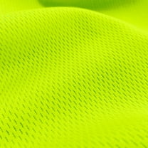 Ronit Textile Neon Yellow Athletic Dimple Mesh/Bird's Eye/Flatback Mesh Jersey 58"-60" 100%Polyester (By The Yard) Sportswear-Activewears-Uniforms-Basketball-Football Jersey. 1 Yard Cut.