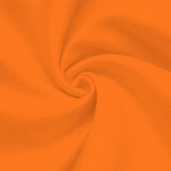 Ronit Textile Orange Acrylic Felt Fabric | Soft | 72" Wide | 1.6 mm Thick By The Yard, Crafts, Padding, Sewing, Upholstery & DIY. 2 Yards Cut.