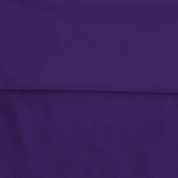 Ronit Textile Purple Sweatshirt Fleece One Side Brushed 58"-60" (By the Yard) Polyester/Cotton Sweatshirts, Hoodies, Sweatpants, Shorts, Joggers, DIY. 5 Yards Cut.
