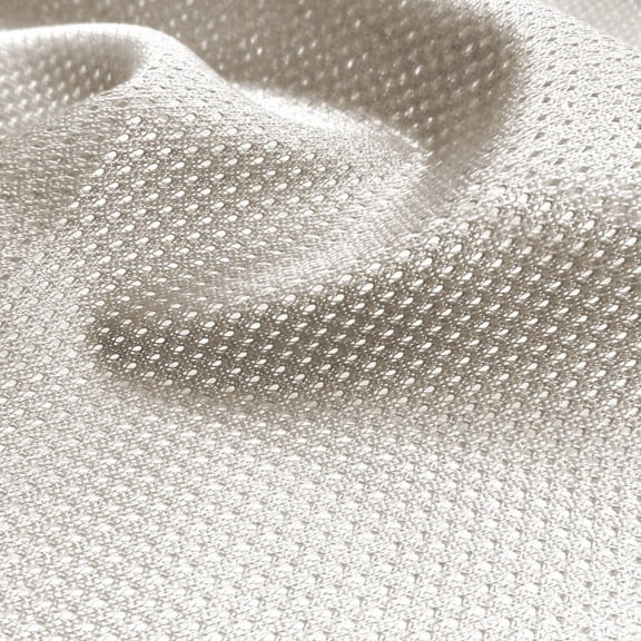 Ronit Textile Silver Athletic Micro Mesh Jersey 58"-60" 100%Polyester Sportswear-Activewear-Sublimation. 1 Yard Cut.