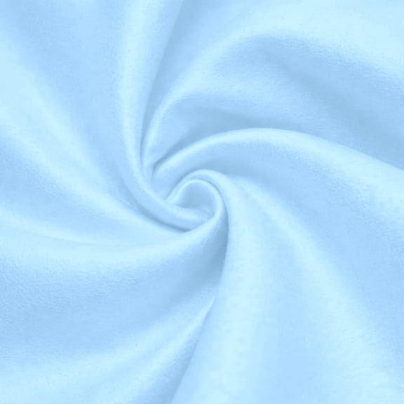 Ronit Textile Sky Blue Acrylic Felt Fabric | Soft | 72" Wide | 1.6 mm Thick By The Yard, Crafts, Padding, Sewing, Upholstery & DIY. 1 Yard Cut.