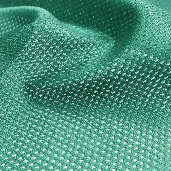 Ronit Textile Teal Athletic Micro Mesh Jersey 58"-60" 100%Polyester Sportswear-Activewear-Sublimation. 1 Yard Cut.