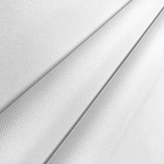 Ronit Textile White Canvas Fabric Waterproof 58"-60" (By The Yard 36'' X 60'') 100%Polyester -Awning, Outdoor Furniture, Bags, Tent, Upholstery, Deck Chairs, Umbrellas, Outdoor/ Indoor, DIY.