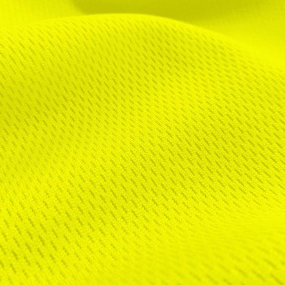 Ronit Textile Yellow Athletic Dimple Mesh/Bird's Eye/Flatback Mesh Jersey 58"-60" 100%Polyester (By The Yard) Sportswear-Activewears-Uniforms-Basketball-Football Jersey. 4 Yards Cut.