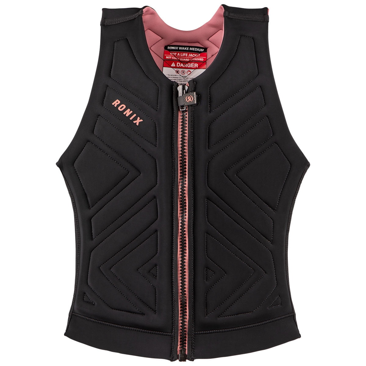 Ronix Moon Stone Women's Comp Life Vest [Black/Rose Gold]