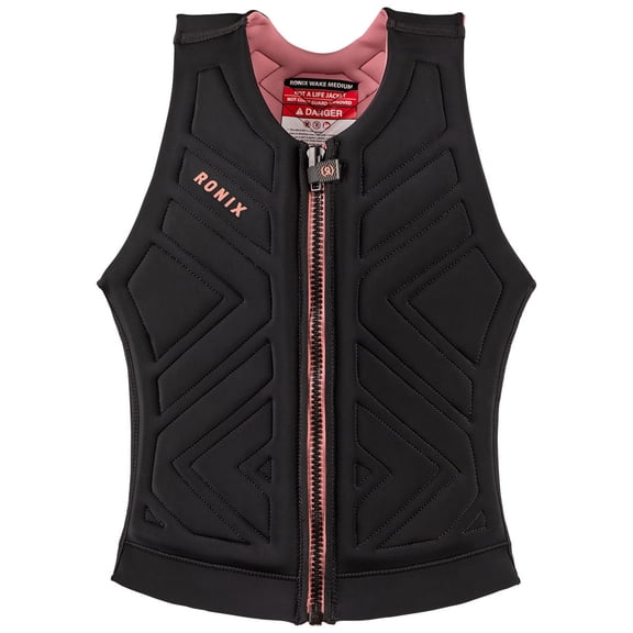 Ronix Moon Stone Women's Comp Life Vest [Black/Rose Gold]
