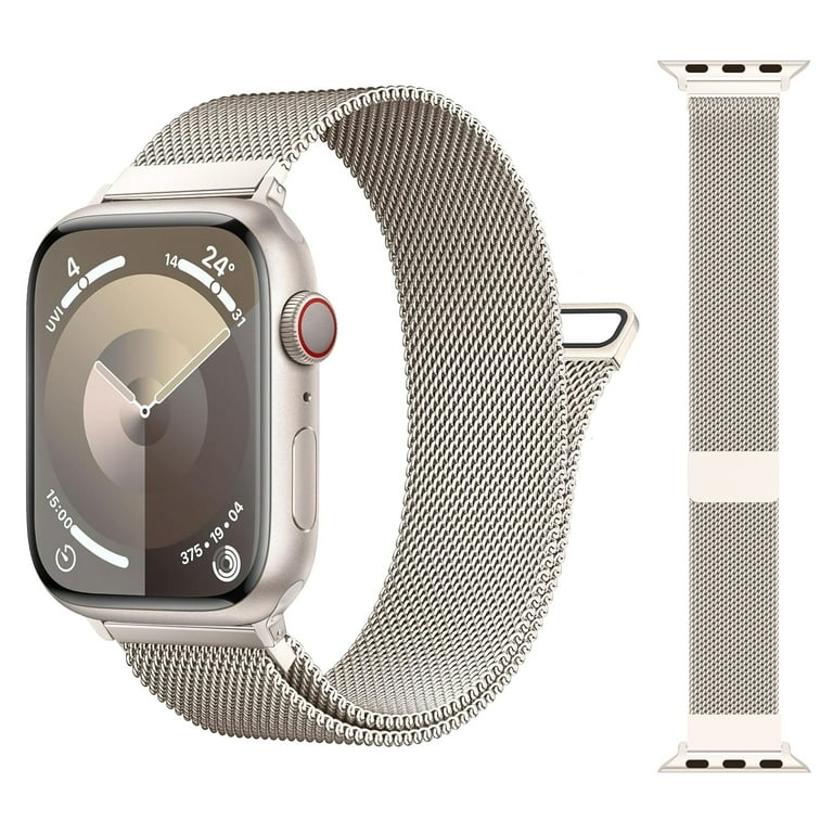 Ronkakar Milanese Loop Apple Watch Band, Magnetic Stainless Steel