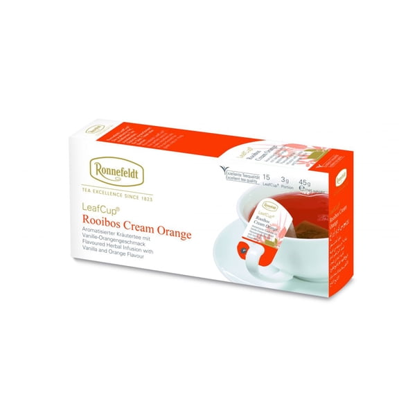 Ronnefeldt Leafcup® Rooibos Cream Orange