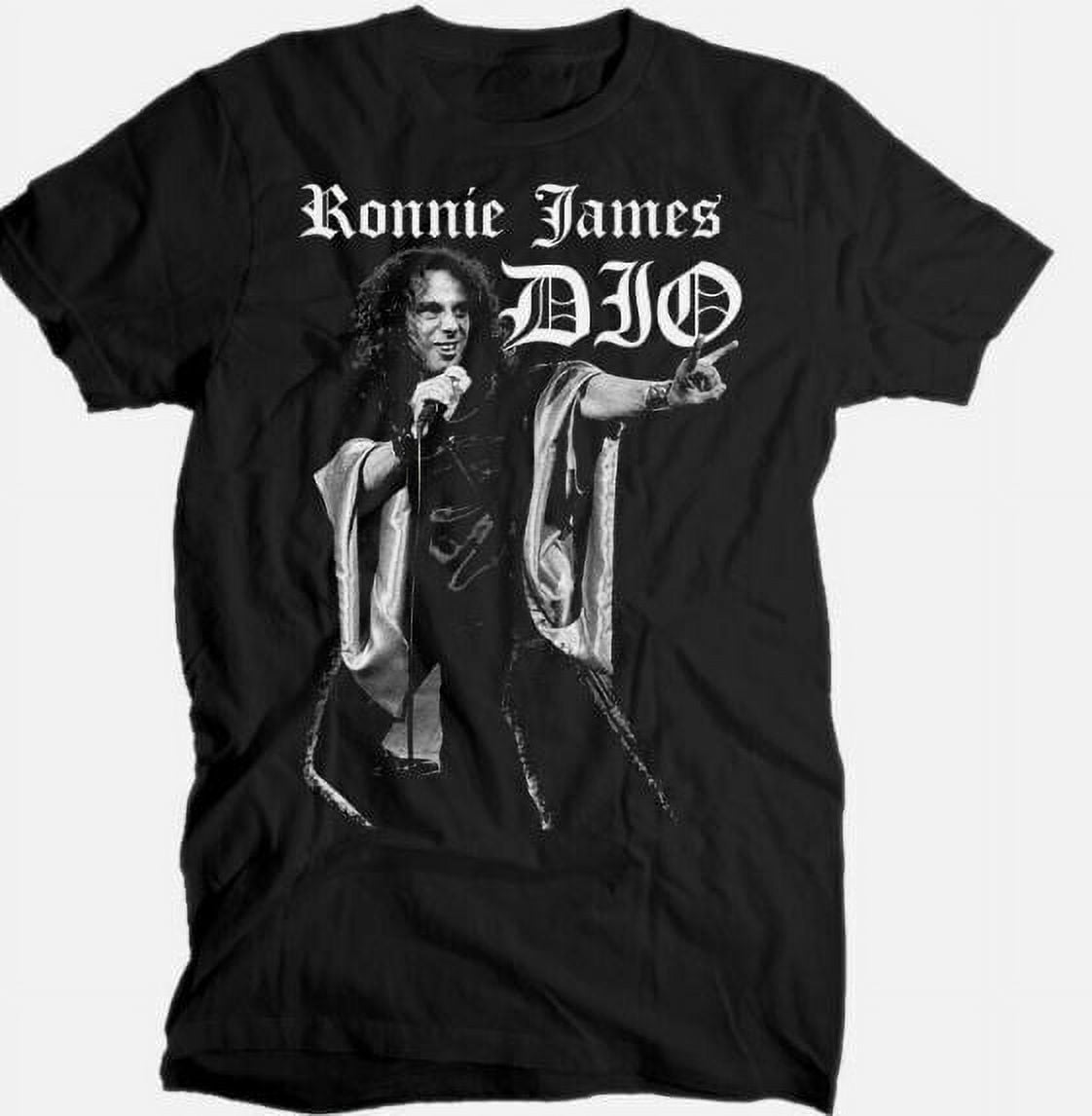 Ronnie James DIO V3 T shirt BLACK