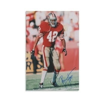 Ronnie Lott Poster Cool Artworks Painting Wall Art Canvas Prints Hanging Picture Home Decor Posters (2) Gifts Canvas Painting Poster Wall Art Decorative Picture Prints Modern Decor 08x12inch(20x30cm)