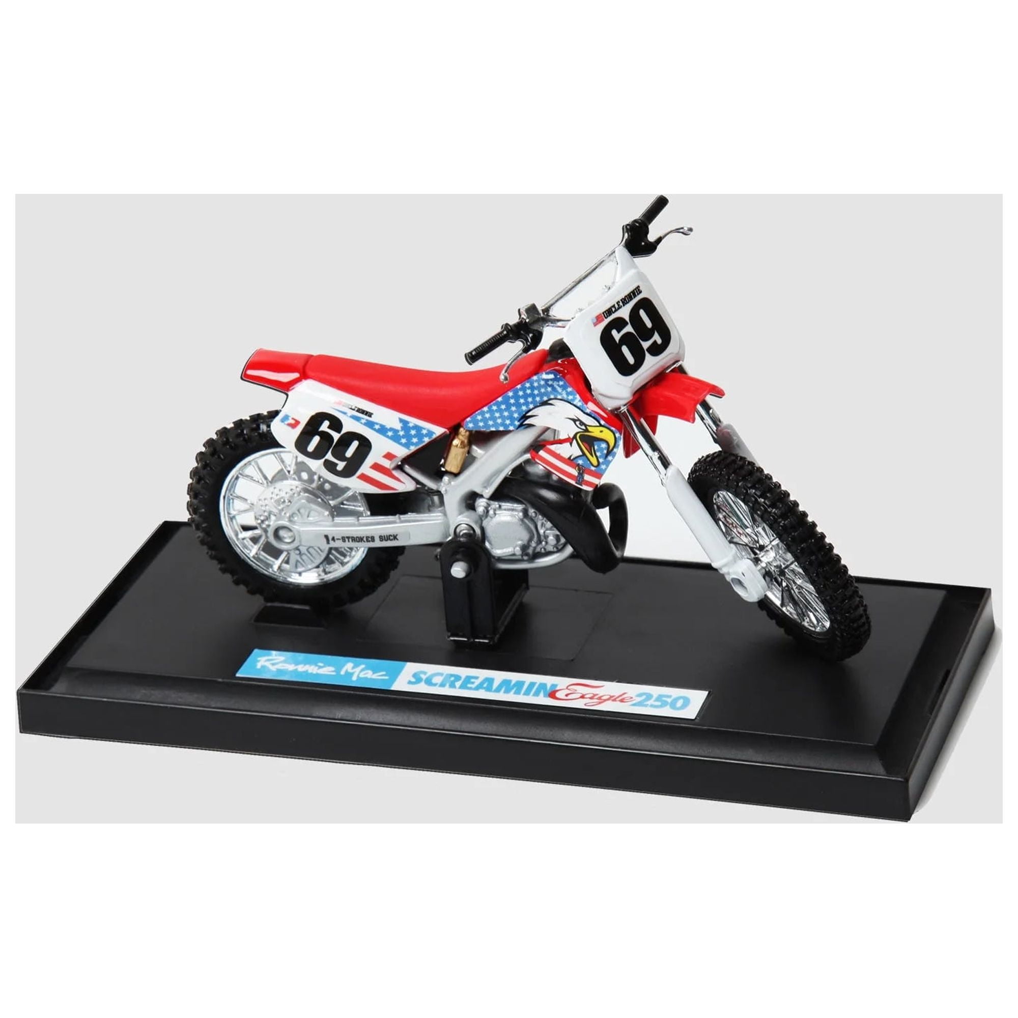 Ronnie Mac Screamin Eagle 250 Replica Collectible Dirt Bike