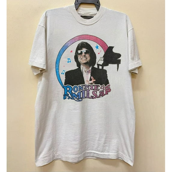 Ronnie Milsap In Concert Music Short Sleeve Unisex T-Shirt All Size