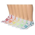 thumbnail image 1 of Ronnox Men's 6-Pairs Low Cut Running & Athletic Performance Tab Socks Medium/Large MRLT18-B-ML, 1 of 4