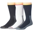 thumbnail image 1 of Ronnox Men's Comfortable Hiking & Outdoor Crew Comfortable Hiking Socks 3 Pairs RHK09, 1 of 3