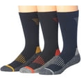 thumbnail image 1 of Ronnox Men's Comfortable Hiking & Outdoor Crew Comfortable Hiking Socks 3 Pairs RHK11, 1 of 1