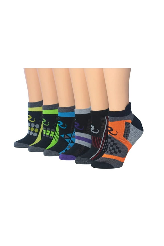 Ronnox Women's 6-Pairs Low Cut Running & Athletic Performance Tab Socks