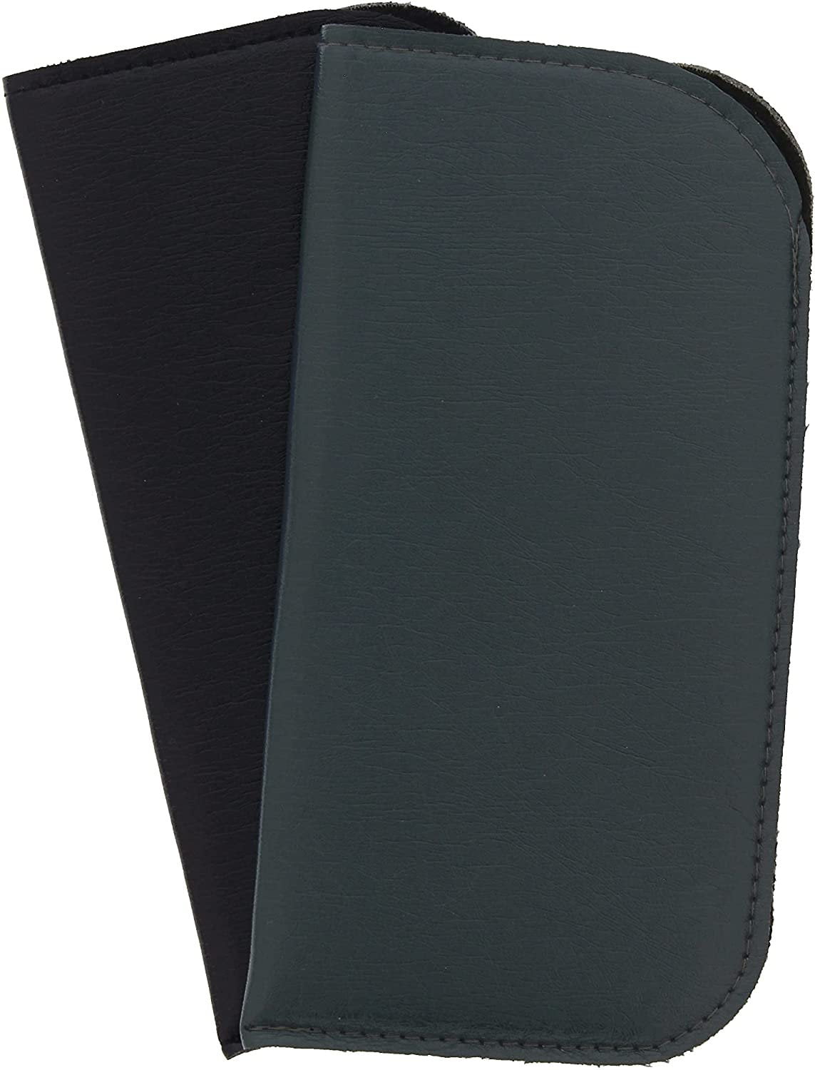 Rons Optical 2 Pack Slip In Soft Faux Patent Leather Eyeglass Case