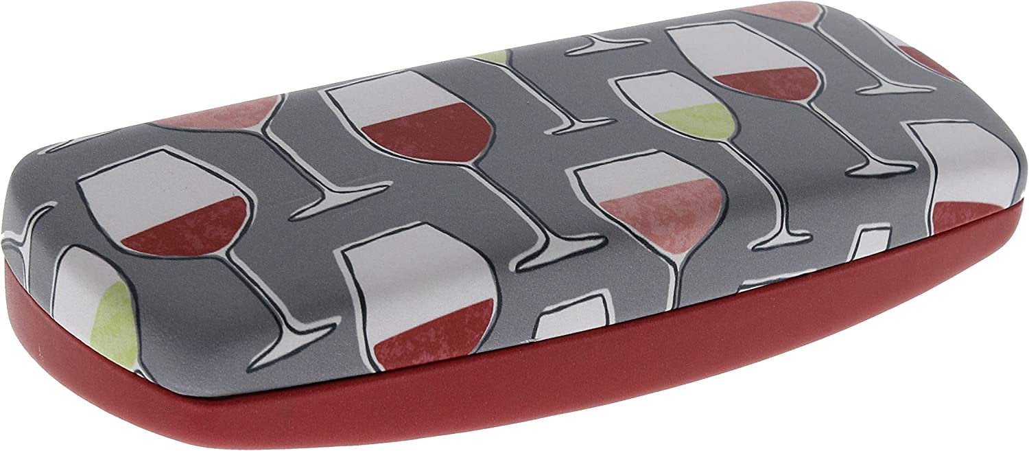Rons Optical Clamshell Happy Hour Themed Eyeglass Case Small to Medium