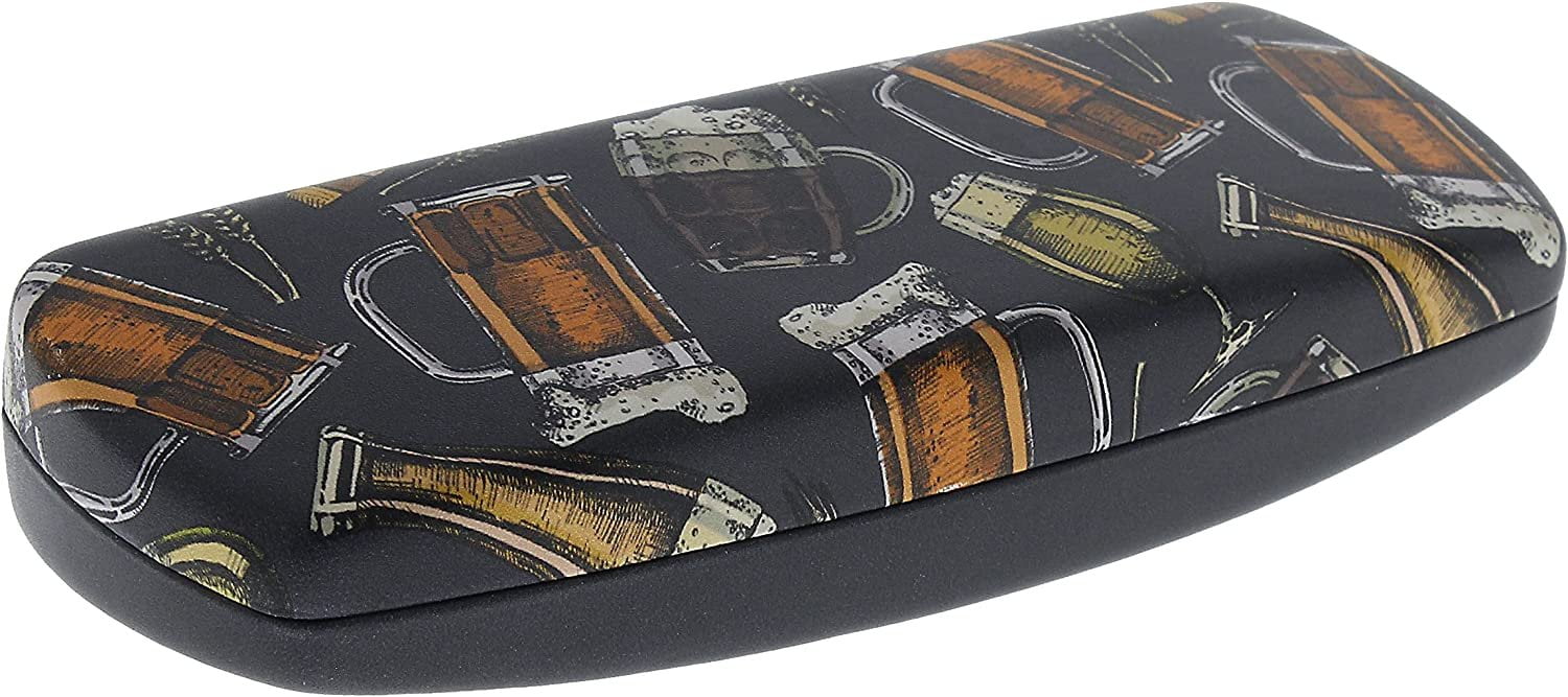 Rons Optical Clamshell Happy Hour Themed Eyeglass Case Small to Medium