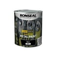 thumbnail image 1 of Ronseal - Direct to Metal Paint Black Matt 750ml, 1 of 1